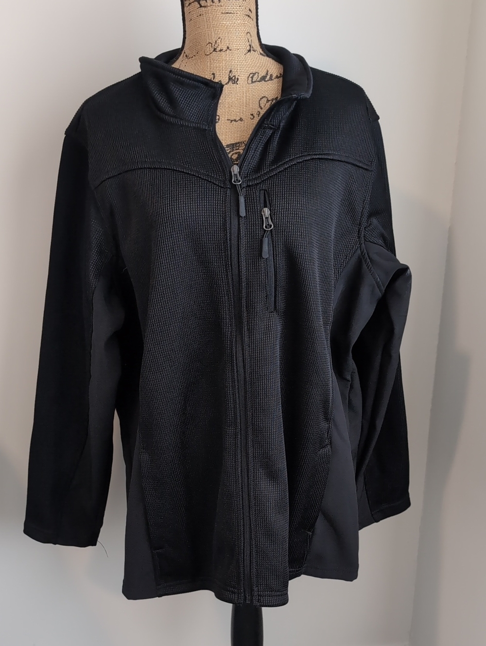 Women's 3x Black Full-Zip Jacket